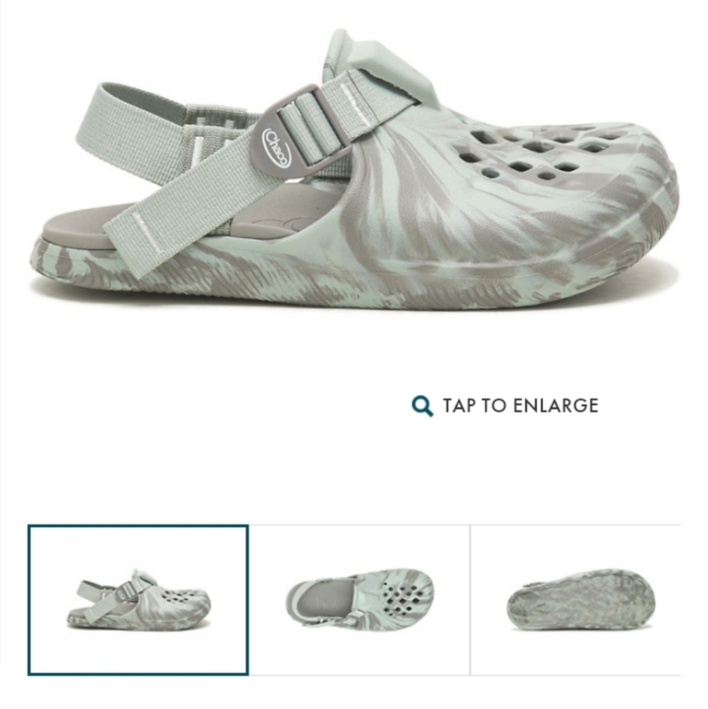 Chaco Women's Gray Marble  Clogs
